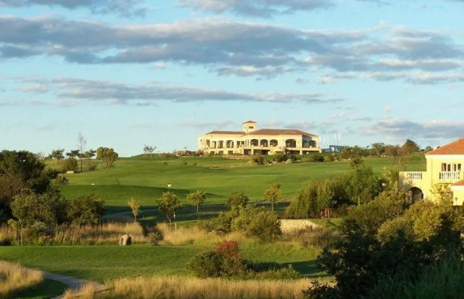 Blue Valley Golf Estate clubhouse overlooking the fairways